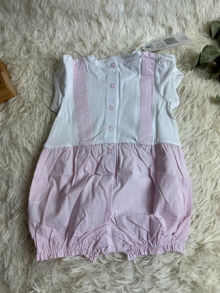 Barboteuse rose et blanche Chicco taille 12 mois - photo numéro 5