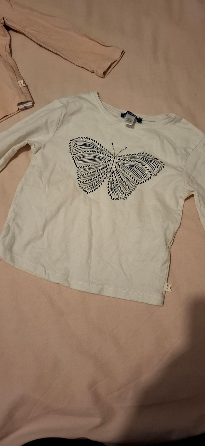 Lot 3 t-shirts filles 3 ans Okaidi - photo numéro 5