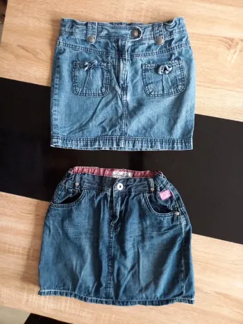 Lot jupes en jean's 10 ans