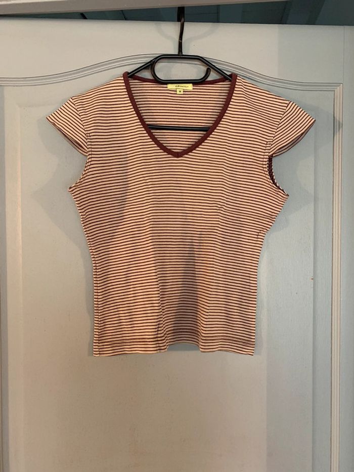 T-shirt à rayures