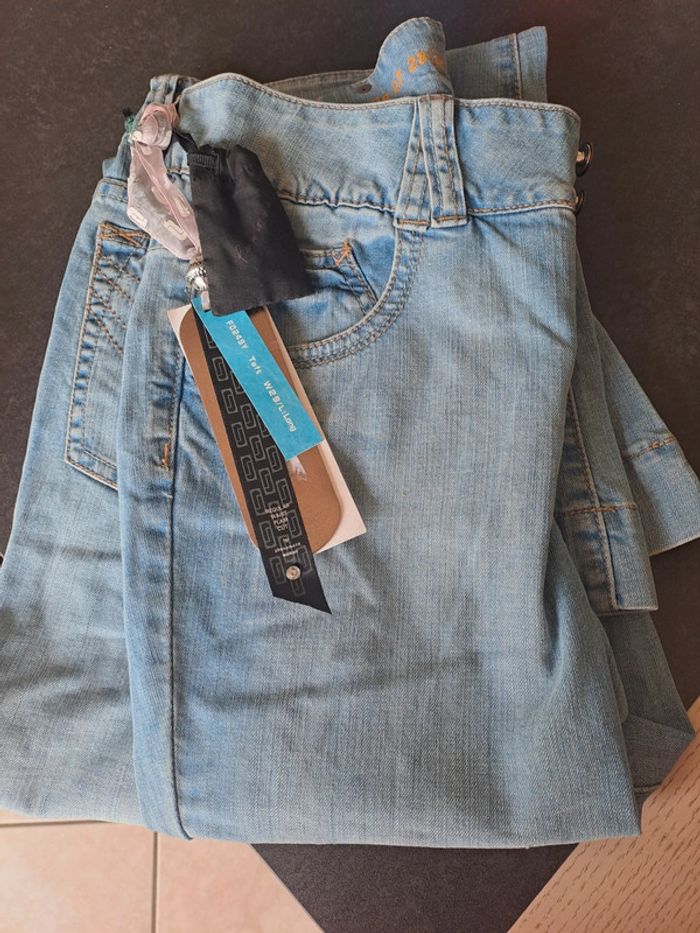 Jean femme jambes évasées