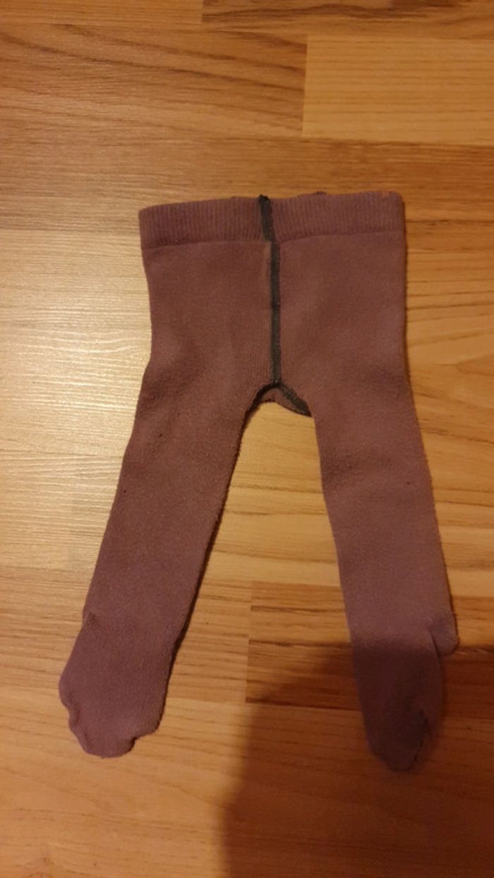 collant chaud violet 9 a 12 mois