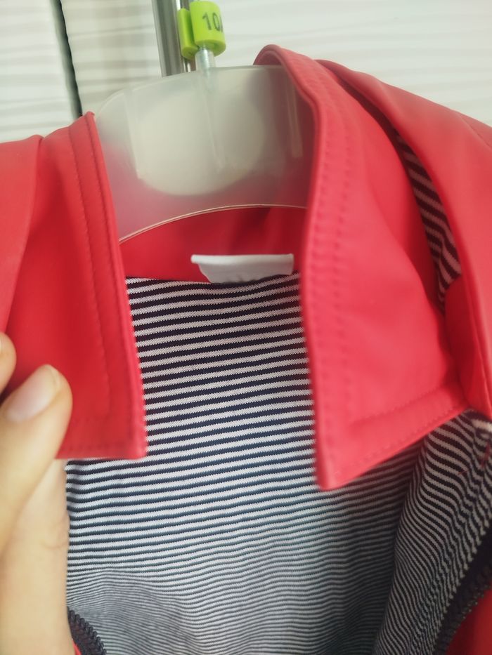 Ciré rouge bordeaux fille petit bateau 12 mois - photo numéro 8