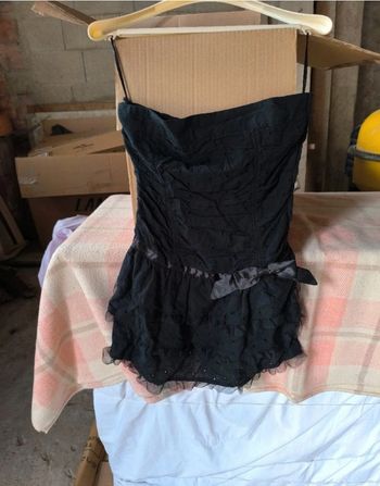 Robe bustier noire 
Taille 36