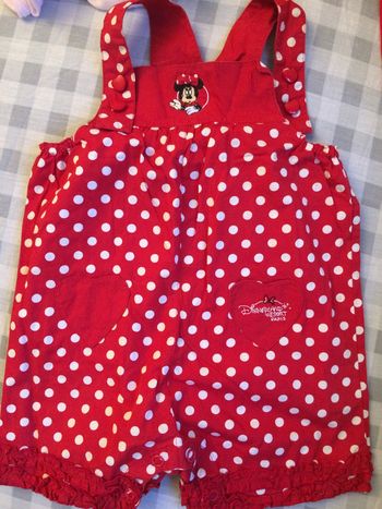 Salopette courte Disney Taille 6 Mois