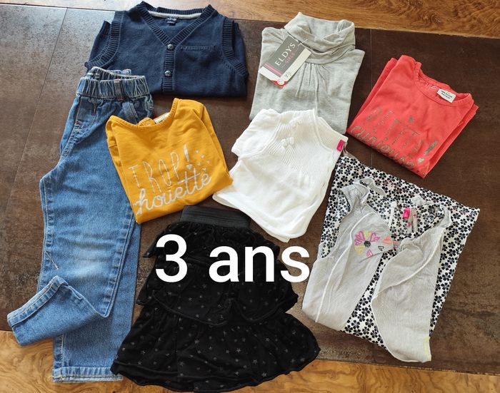 Lot vêtements fille 3 ans