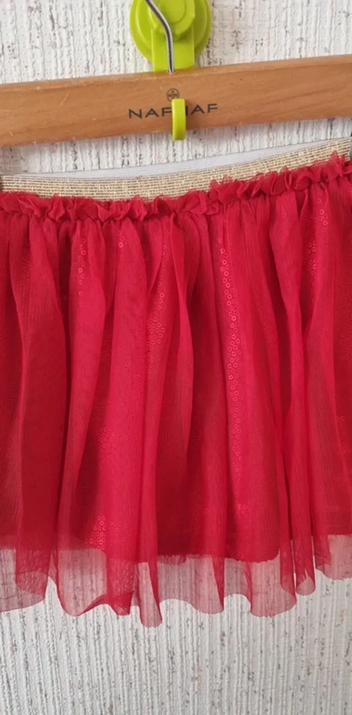 Joli jupe à tutu rouge taille 6 ans fashion private compagny - photo numéro 3