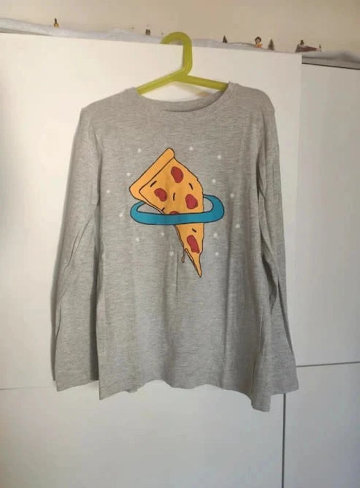 Primark t-shirt fille 9 10 ans pizza