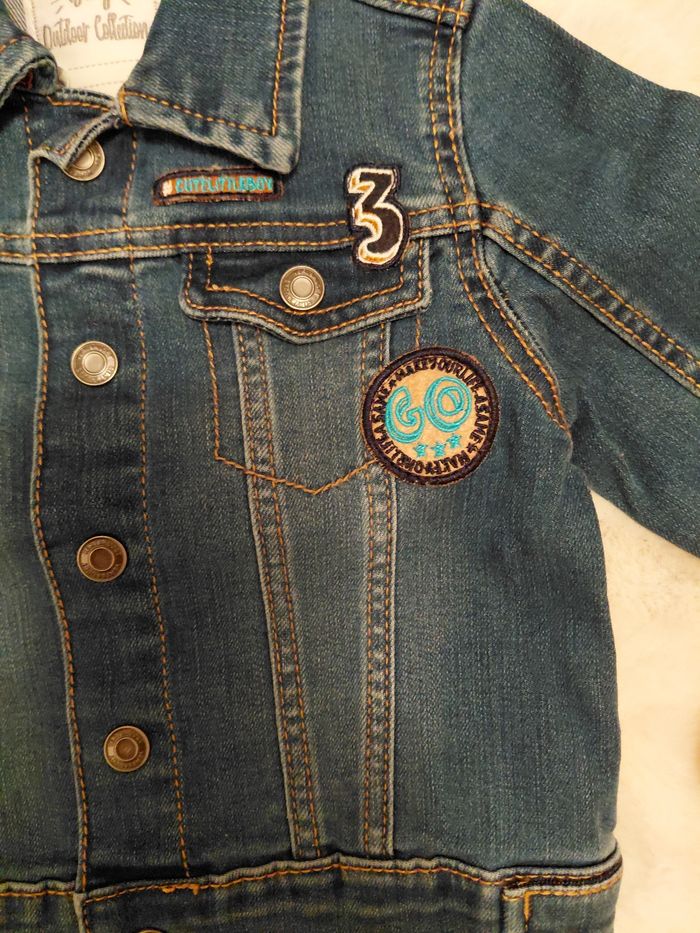 Veste jean fille 12 mois - photo numéro 2