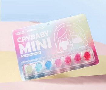 Mini figurines POP BEAN Gradient Color Set CRYBABY POPMART