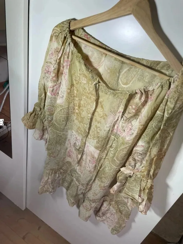Blouse tunique légère femme taille 50 - photo numéro 2