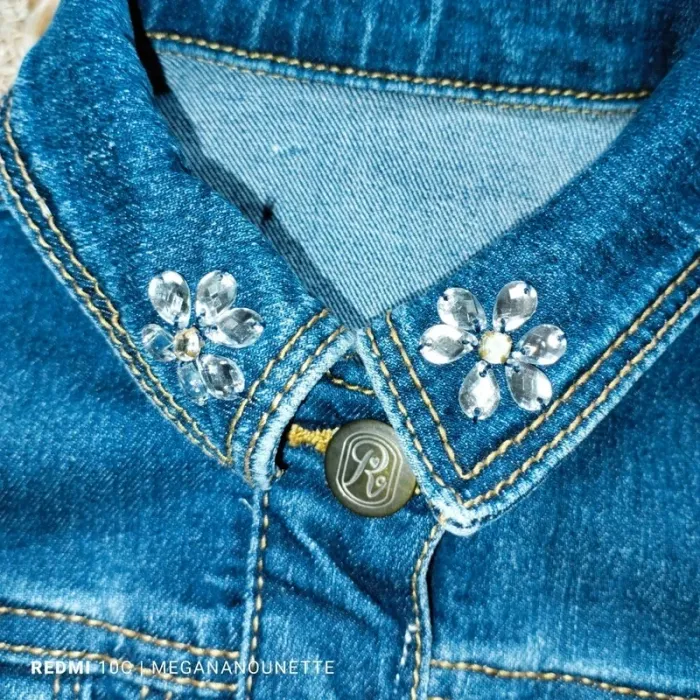 💙 Veste en jean fille 4 ans – Très bon état – Boutique parisienne - photo numéro 5