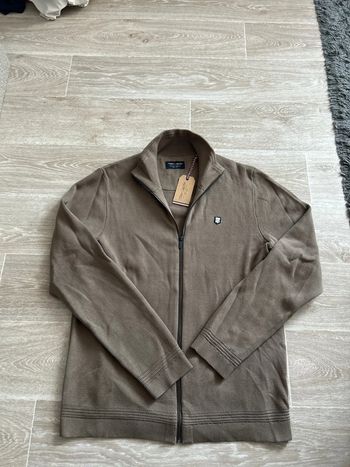 Gilet Teddy Smith à fermeture éclair marron XL