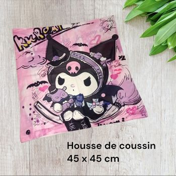 Housse de coussin kuromi
