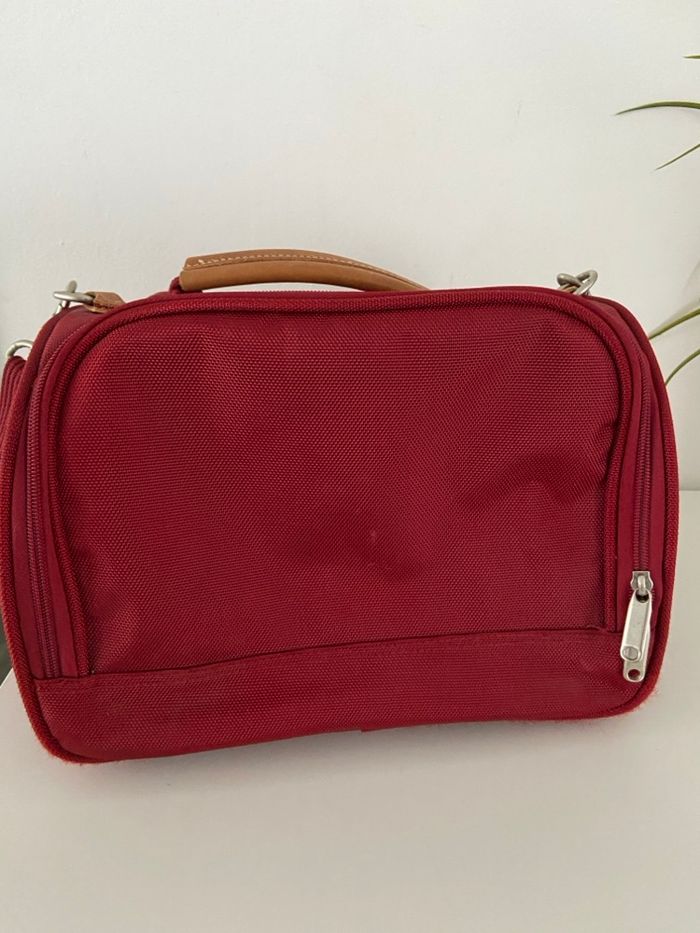 Trousse de Toilette / Vanity de Voyage IN EXTENSO - Rouge Bordeaux - photo numéro 3