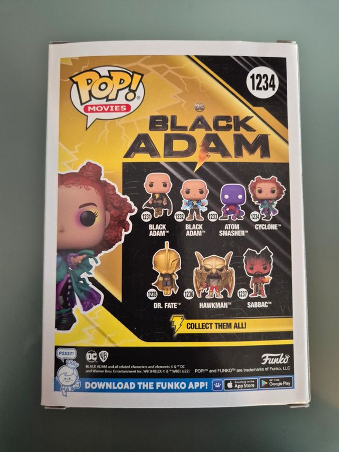 Figurine Funko Pop Movies Black Adam 1234 Cyclone - photo numéro 2