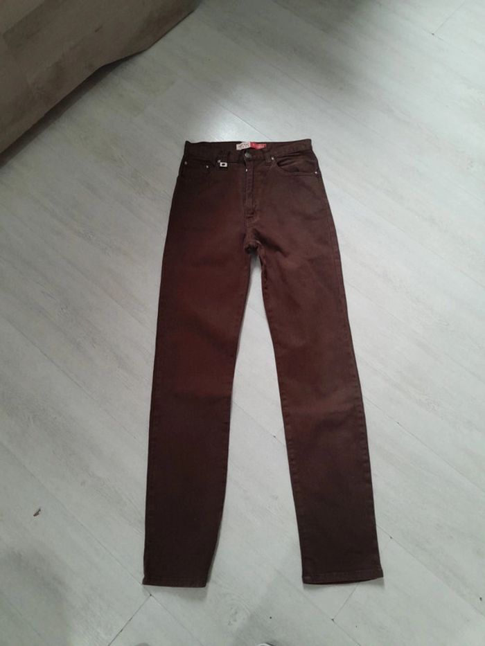 Jean vintage naf naf slim taille haute