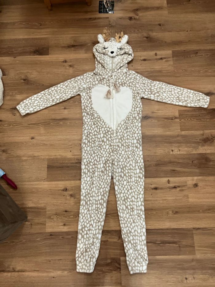 Combi pyjama polaire cerf Etam taille S
