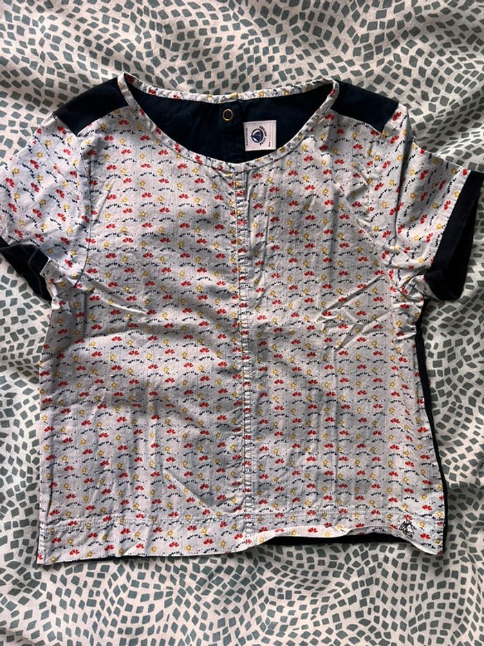 Blouse petit bateau taille 8 ans