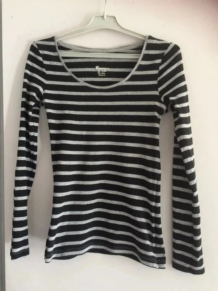 T-shirt manches longues 34/36