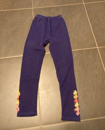 Legging fille 10 ans violet