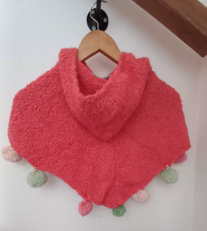 Poncho fille taille unique - photo numéro 2