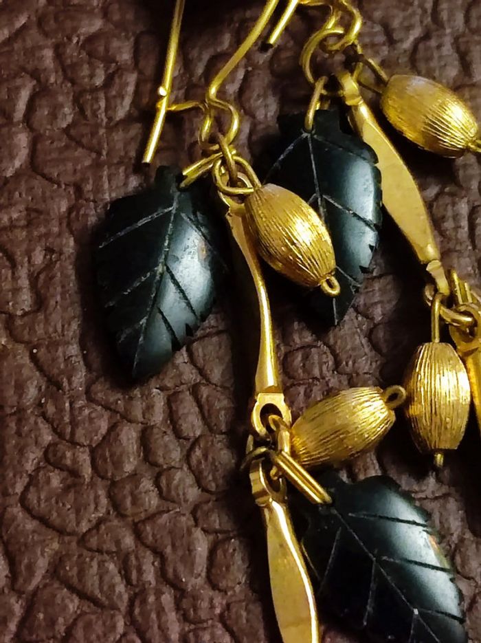 Boucles d'oreilles onyx - photo numéro 5