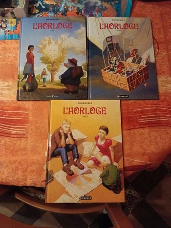 BD l'Horloge Roosevelt 3 Tomes