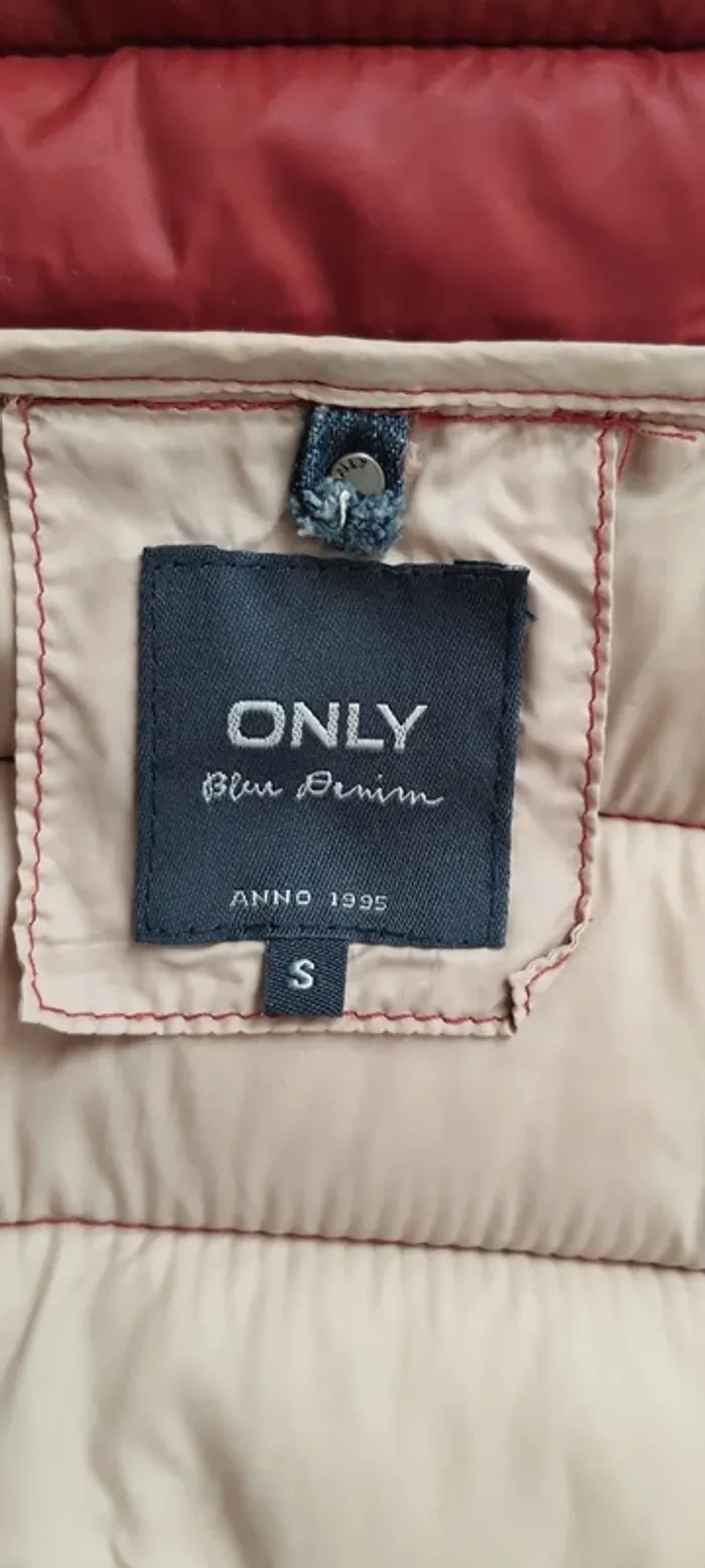 Doudoune femme rouge "Only" taille S - photo numéro 5