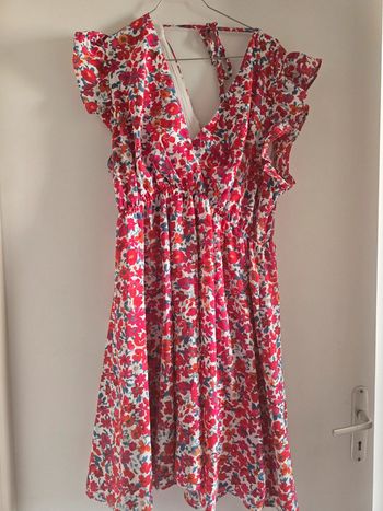Magnifique robe fleurie femme 46