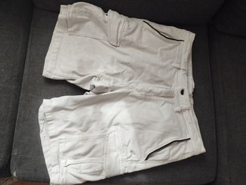 Bermuda en jeans blanc taille M