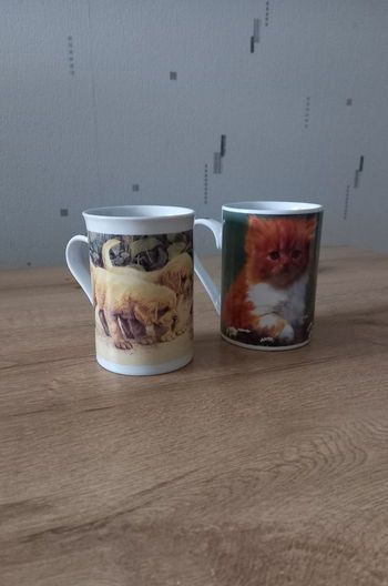 Mugs motifs chat et chien " ×2 "