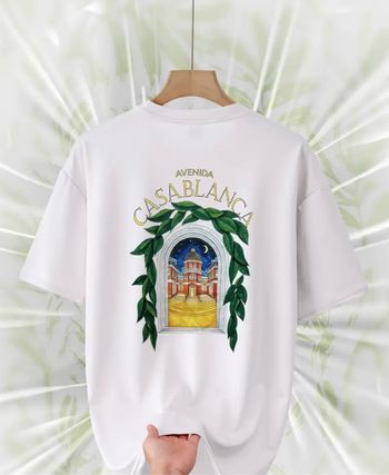 T-shirt Casablanca blanc