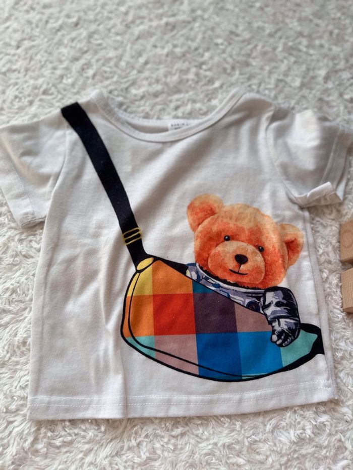 Ensemble short + teeshirt 12/18 mois - photo numéro 3