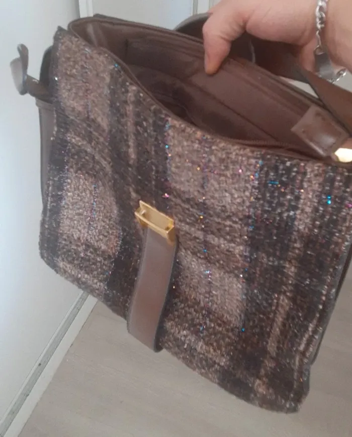 Sac bandoulliere alex max en tweed - photo numéro 2