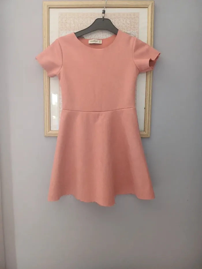 Robe effet velours