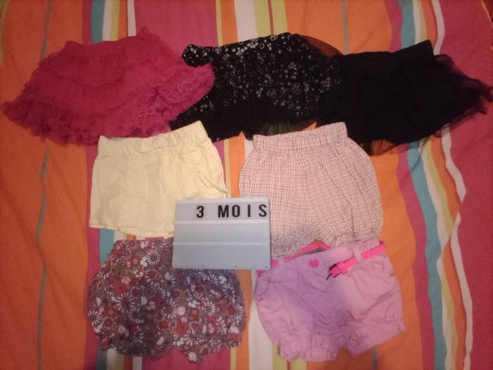 Jupe short 3 mois