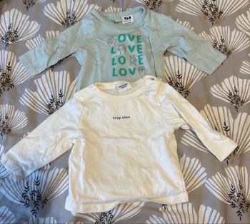 2 tee shirt manche longue