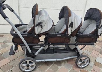 Poussette triple peg perego en excellent état à 250€