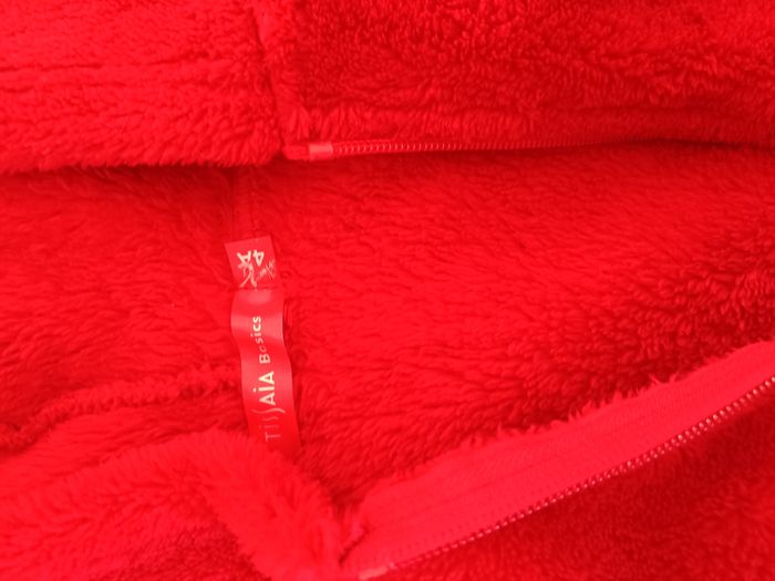 Veste polaire douce 4 ans rouge - photo numéro 2
