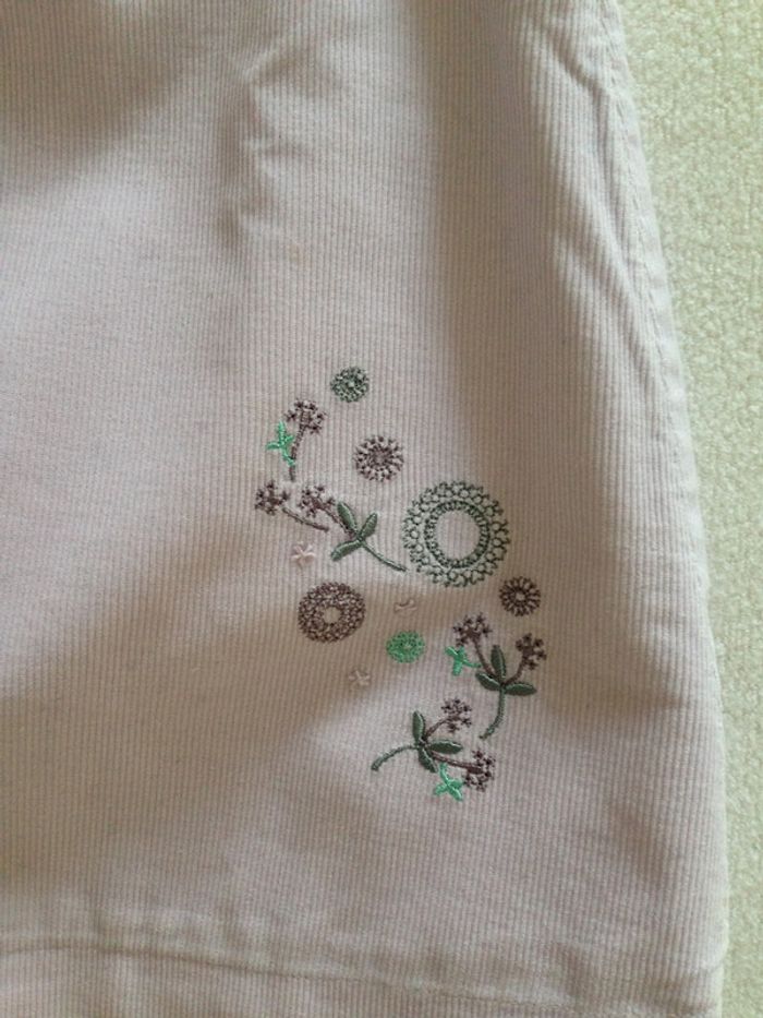 Robe Sans Manche Velours Mauve - photo numéro 4