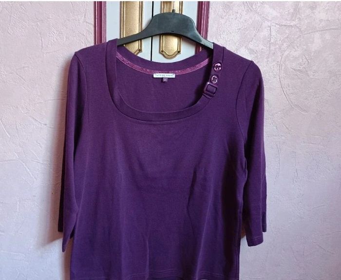 Haut " Bréal" violet T.3(40)