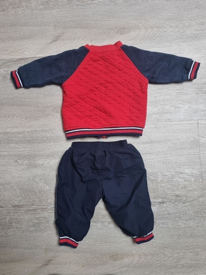 ​Ensemble Sport / Jogging Bébé Garçon 6 mois Neuf (Rouge & Bleu) - photo numéro 4