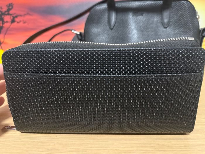 Sac +portefeuille Lacoste noir - photo numéro 5