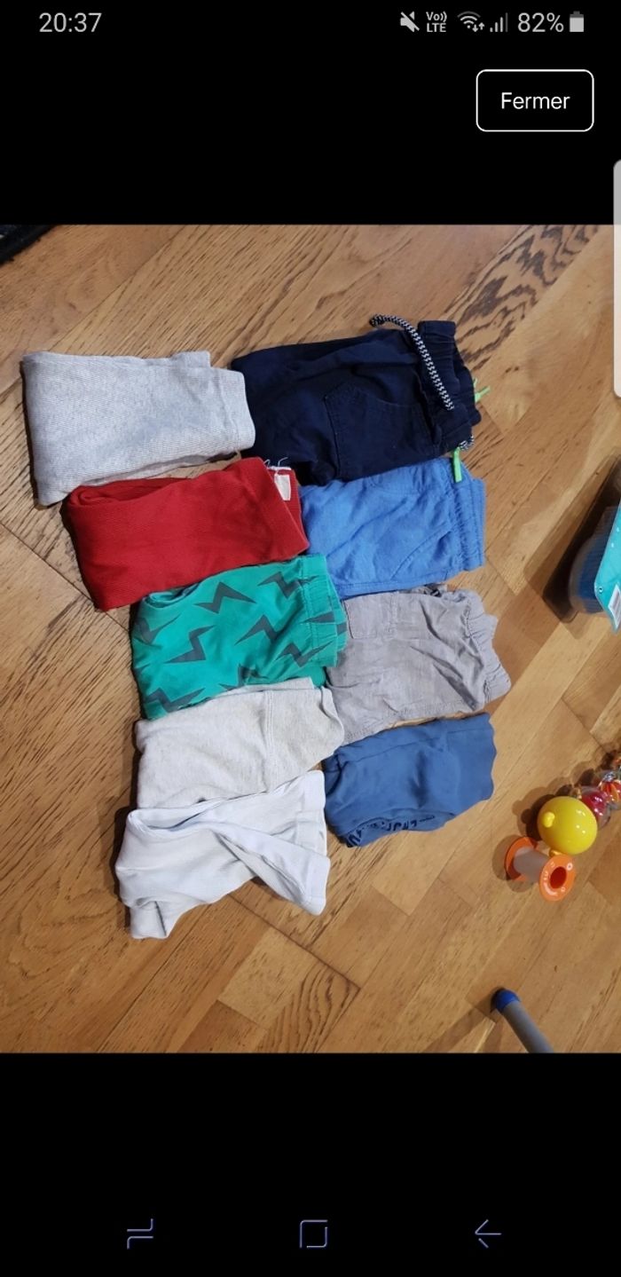 Lot de 9 pantalons