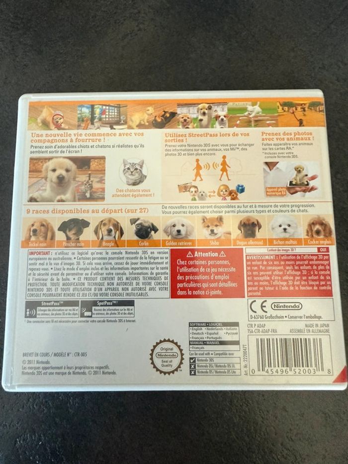 Jeu Nintendogs + cats Nintendo 3ds - photo numéro 3
