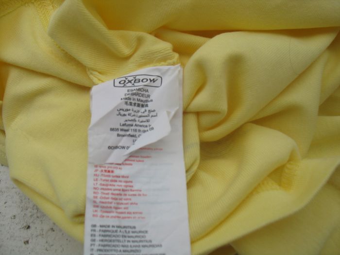 DÉBARDEUR JAUNE "OXBOW" - TAILLE 3 - n°04 - photo numéro 5