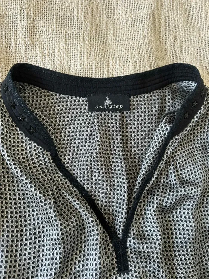 Blouse One Step - Taille 40 Gris noir - photo numéro 3