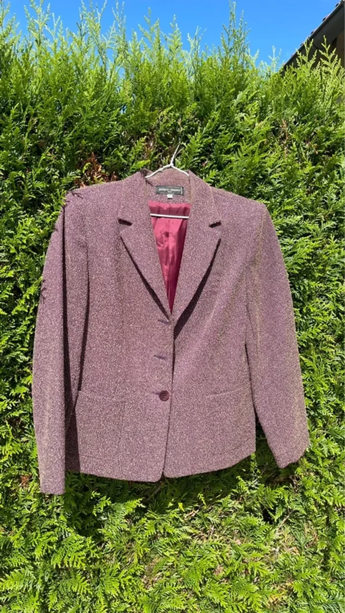 Veste courte violette