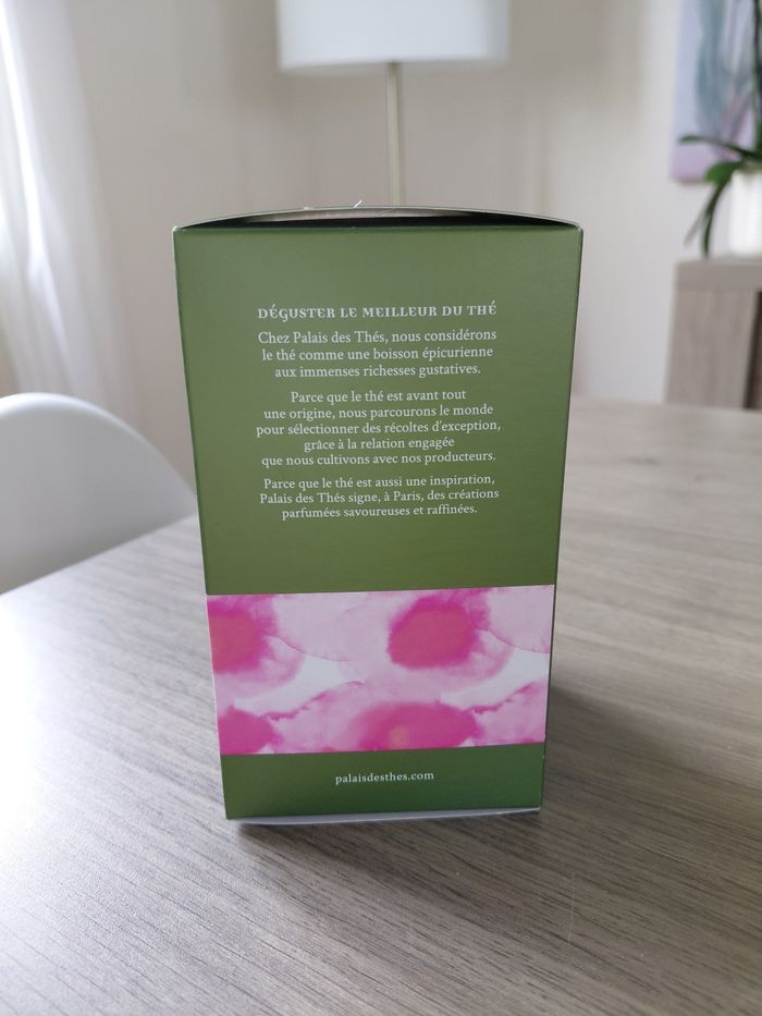 Boite de 20 sachets de thé Palais des thés neuf - photo numéro 2